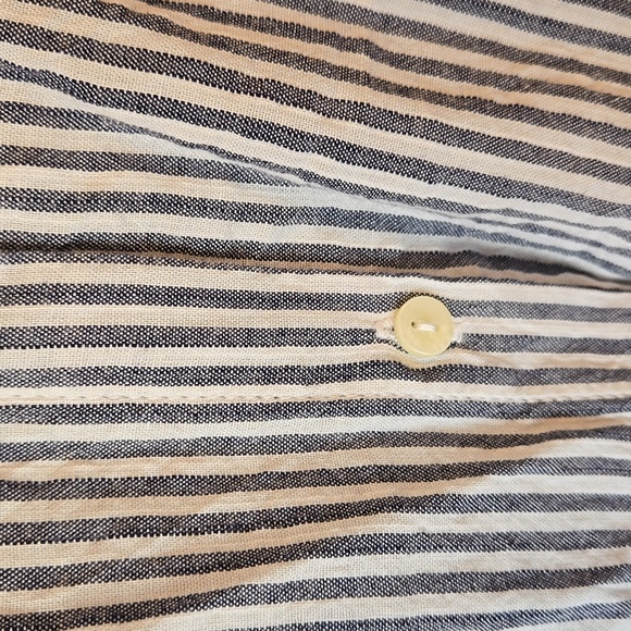 Old Navy | striped sleeveless button down top XXL - Picture 4 of 4